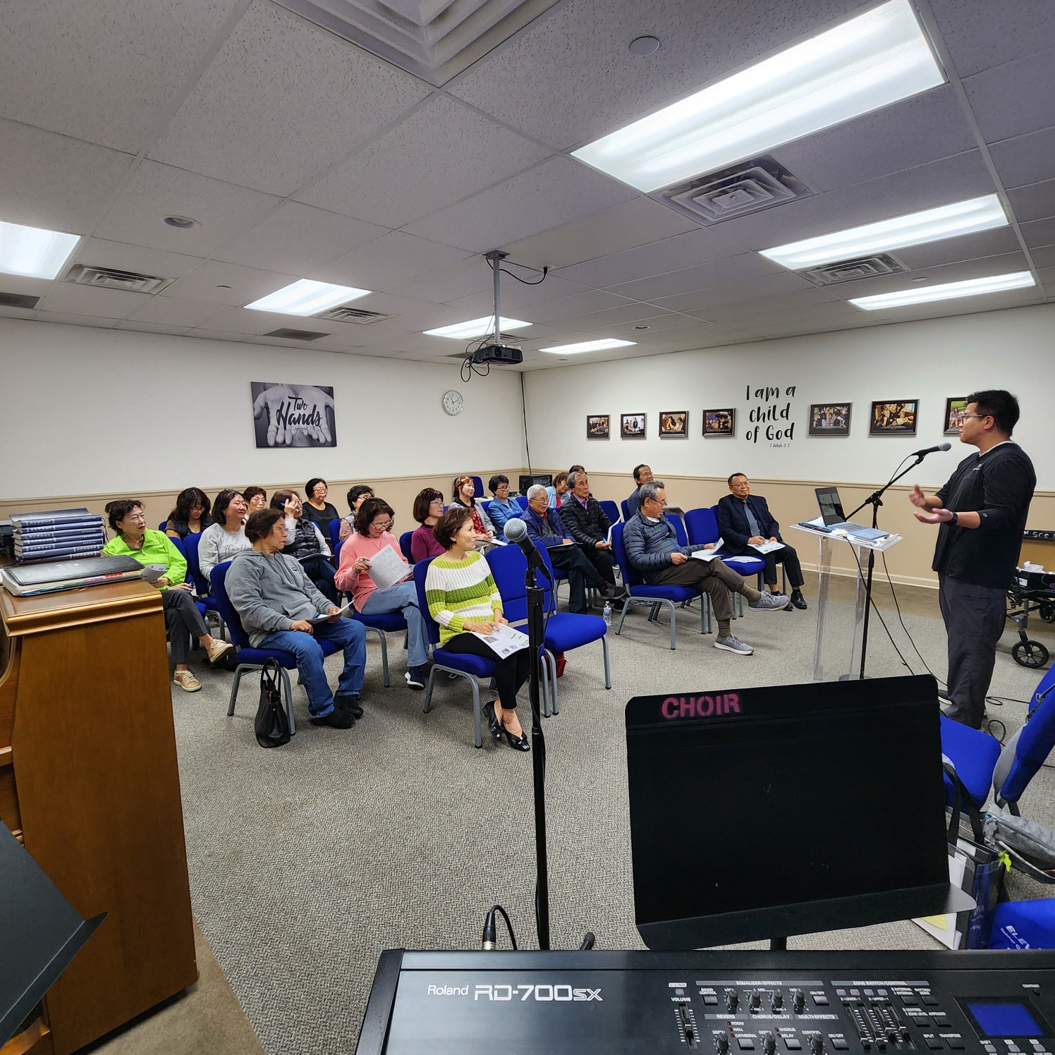 이전 강의실 수업 사진